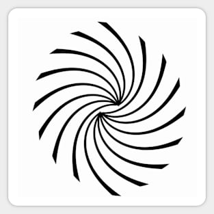 Wave Spiral Sticker